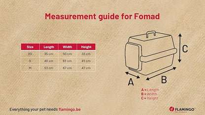 Flamingo Fomad S – Přepravní box pro psy do auta